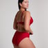 Luna Bikini Top, Red