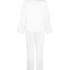 Pyjama Set Shiny Satin, White