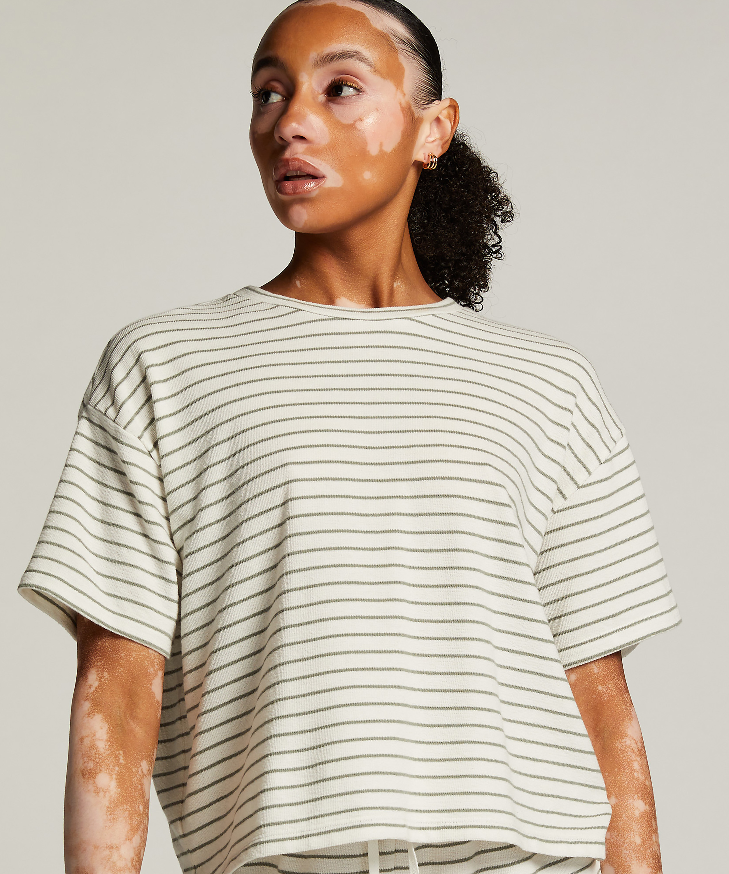 Pyjama Top, White, main