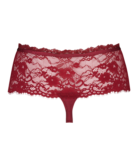 High boxer thong Amaka, Red