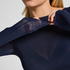 super soft Boatneck Shirt with Cashmere, Blue