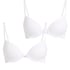 2-Pack Padded Underwired Bra, White