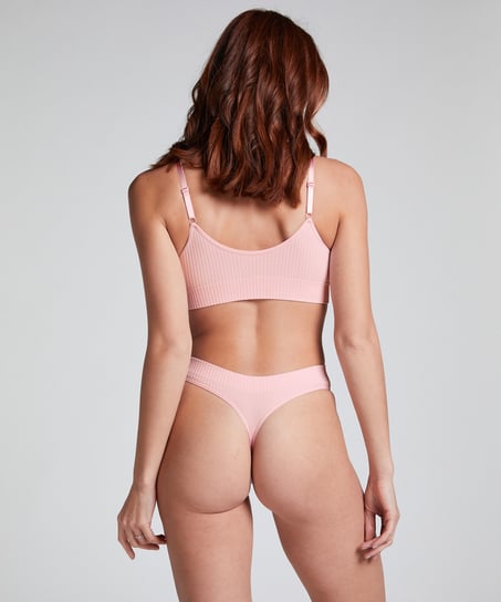 Dianne High Leg Thong, Pink
