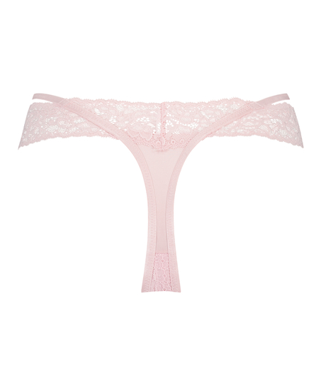 Elliena Extra Low V Thong, Pink