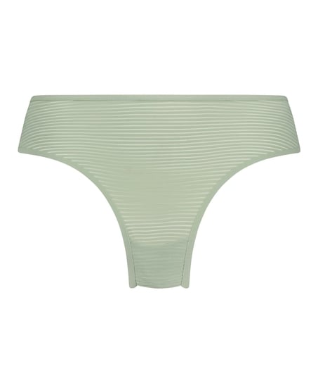 Invisible Brazilian Stripe mesh, Green
