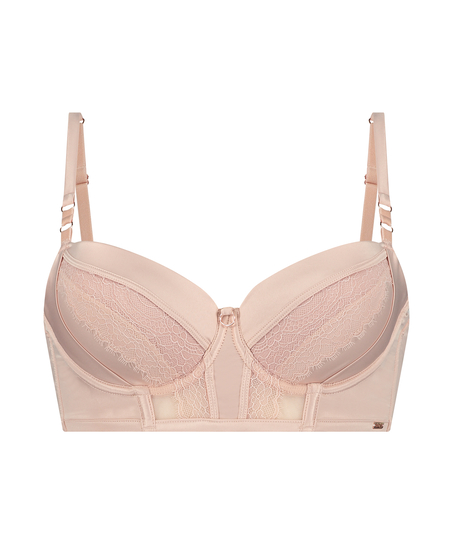 Nicole Padded Underwired Bra, Pink