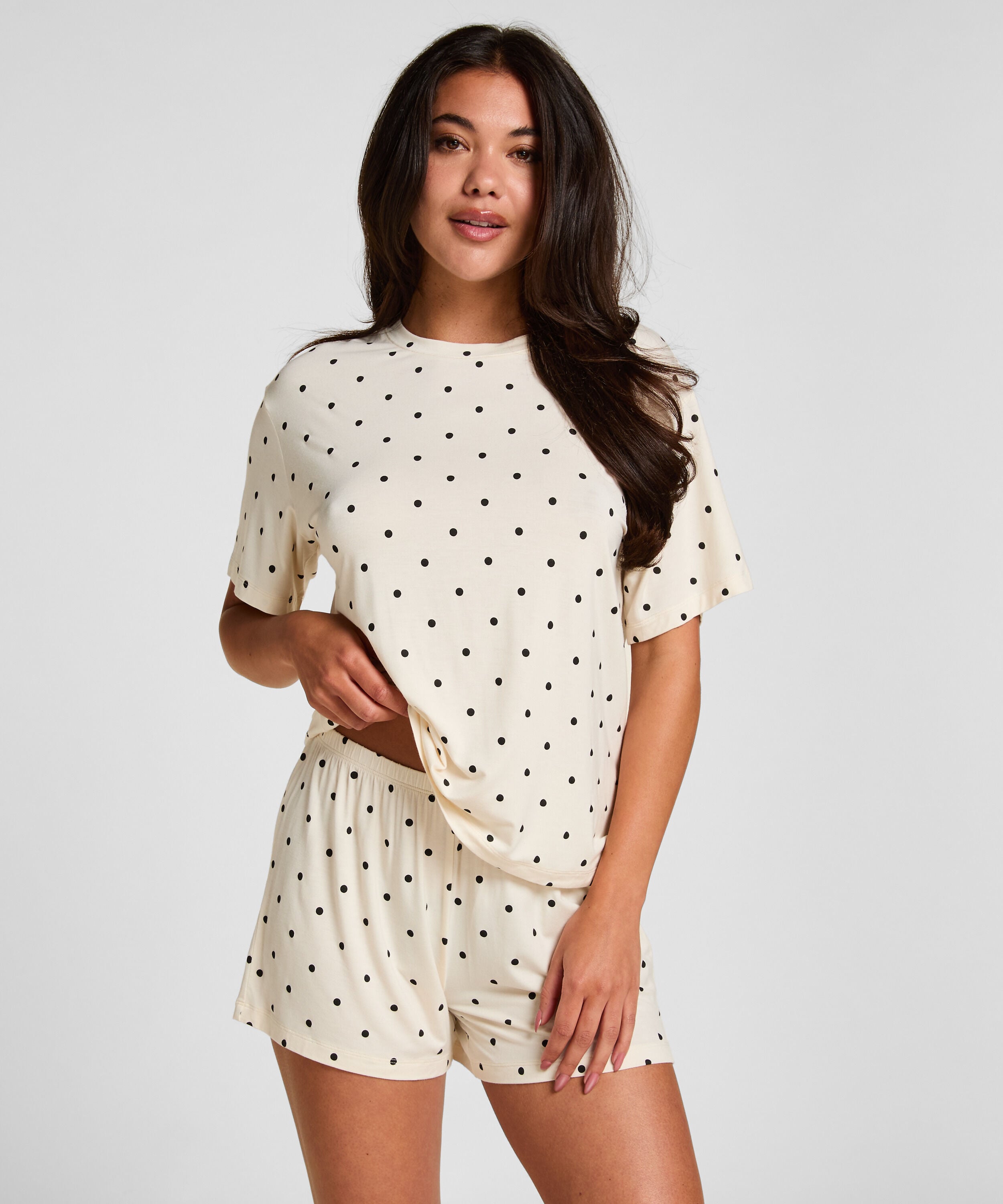 Pyjama Set Loose, White