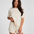Pyjama Set Loose, White