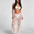 Sunset Lace Balloon Pants, White
