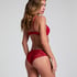 Invisible Lace Back Brazilian, Red