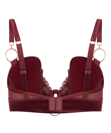 Marjolein Padded Underwired Longline Bra, Red