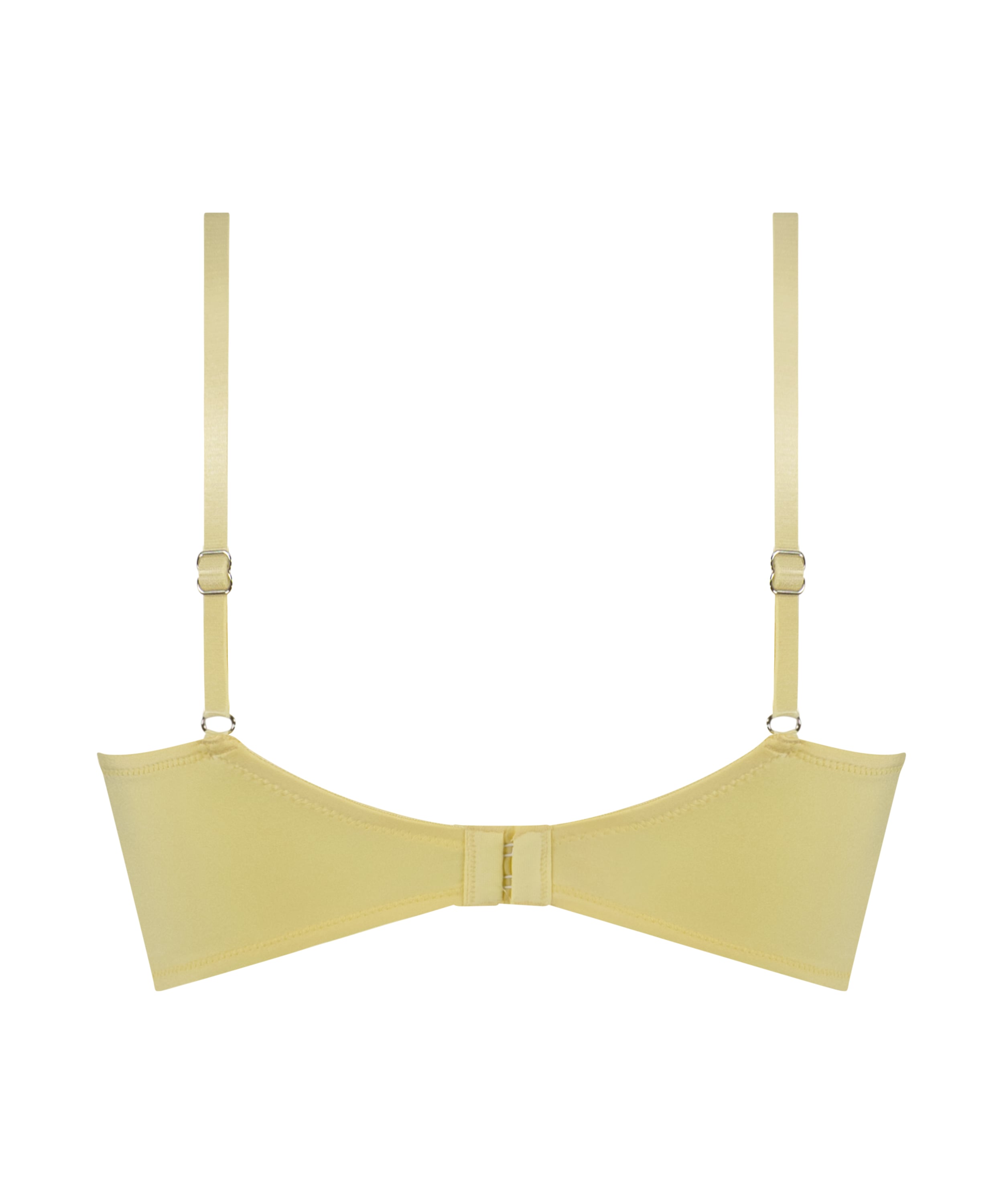 Sali Padded Underwired Longline Bra, Yellow, main