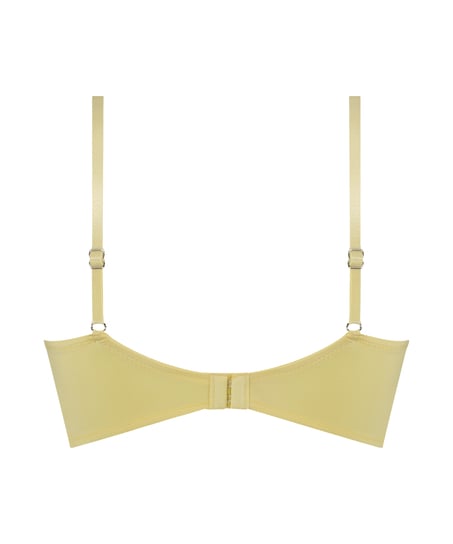 Sali Padded Underwired Longline Bra, Yellow
