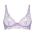 Lillia Non-Padded Underwired Longline Bra, Purple