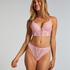 Selina Padded Push-Up Longline Underwired Bra, Pink