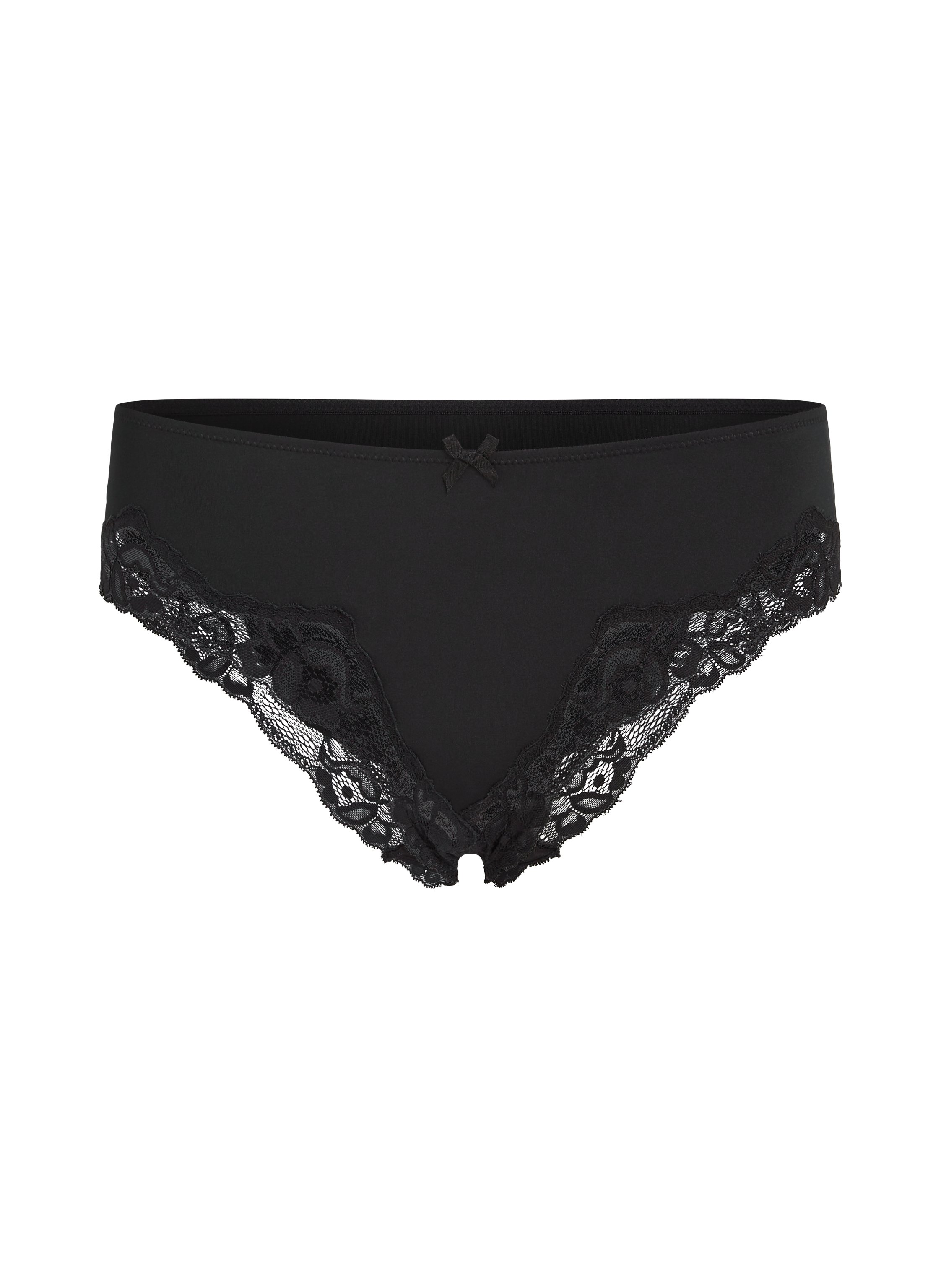 Secret Lace Brief, Black, main