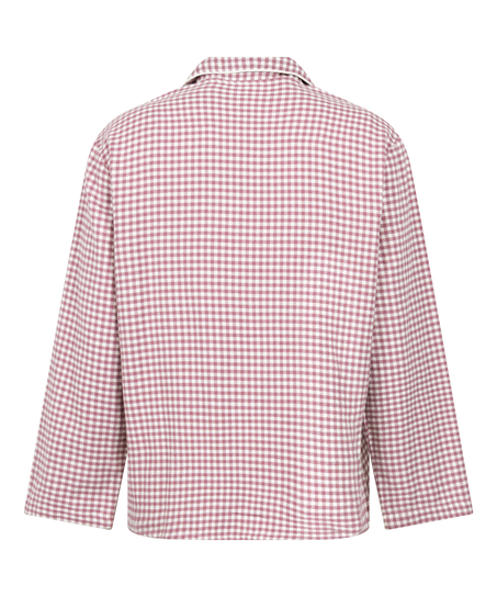 Essentials Flannel Pyjama Top, Purple