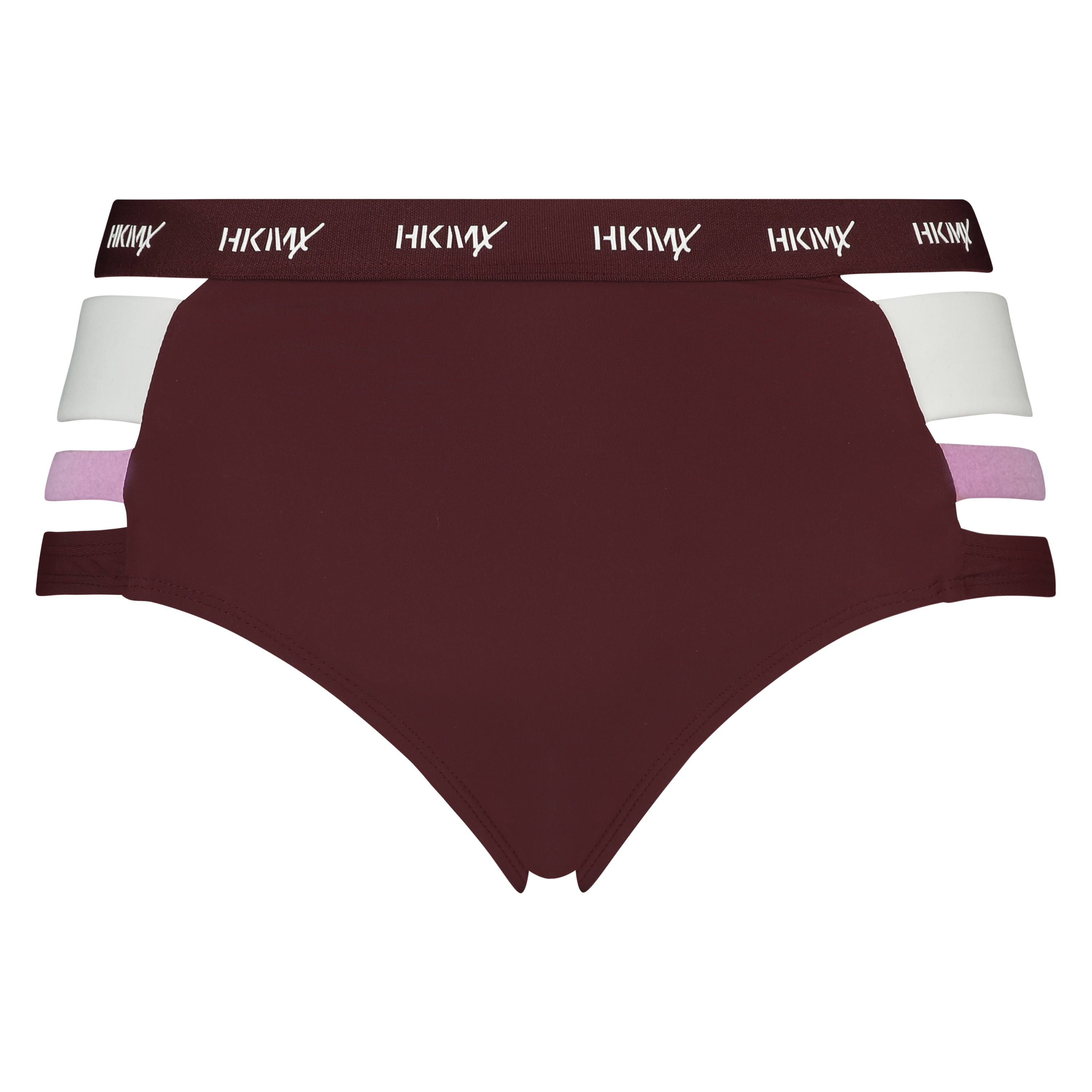 HKMX Cheeky High Bikini Bottoms, Red, main