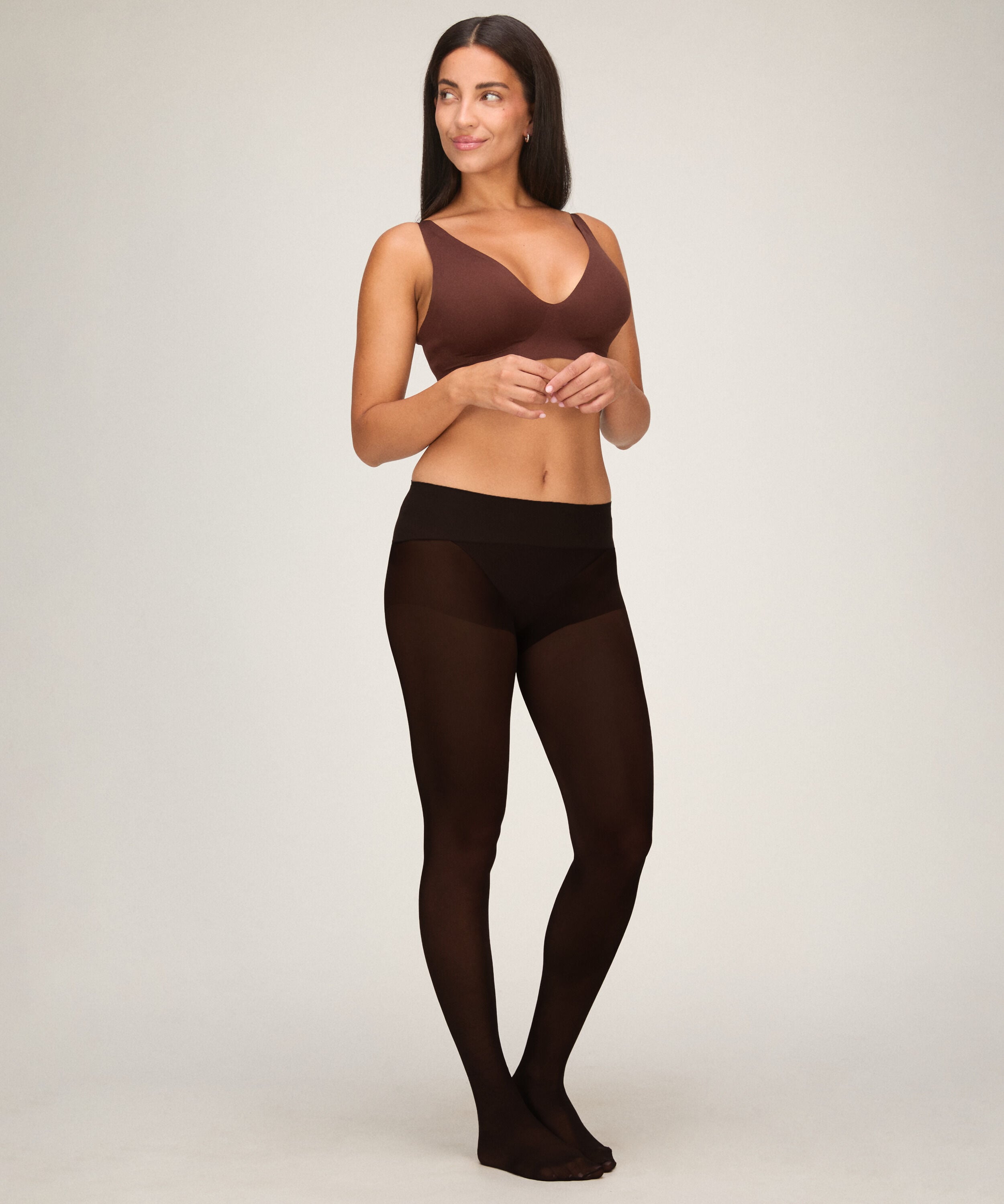 Tights 40 Denier Velvet Touch, Brown
