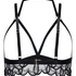 Olivia Open Bralette, Black