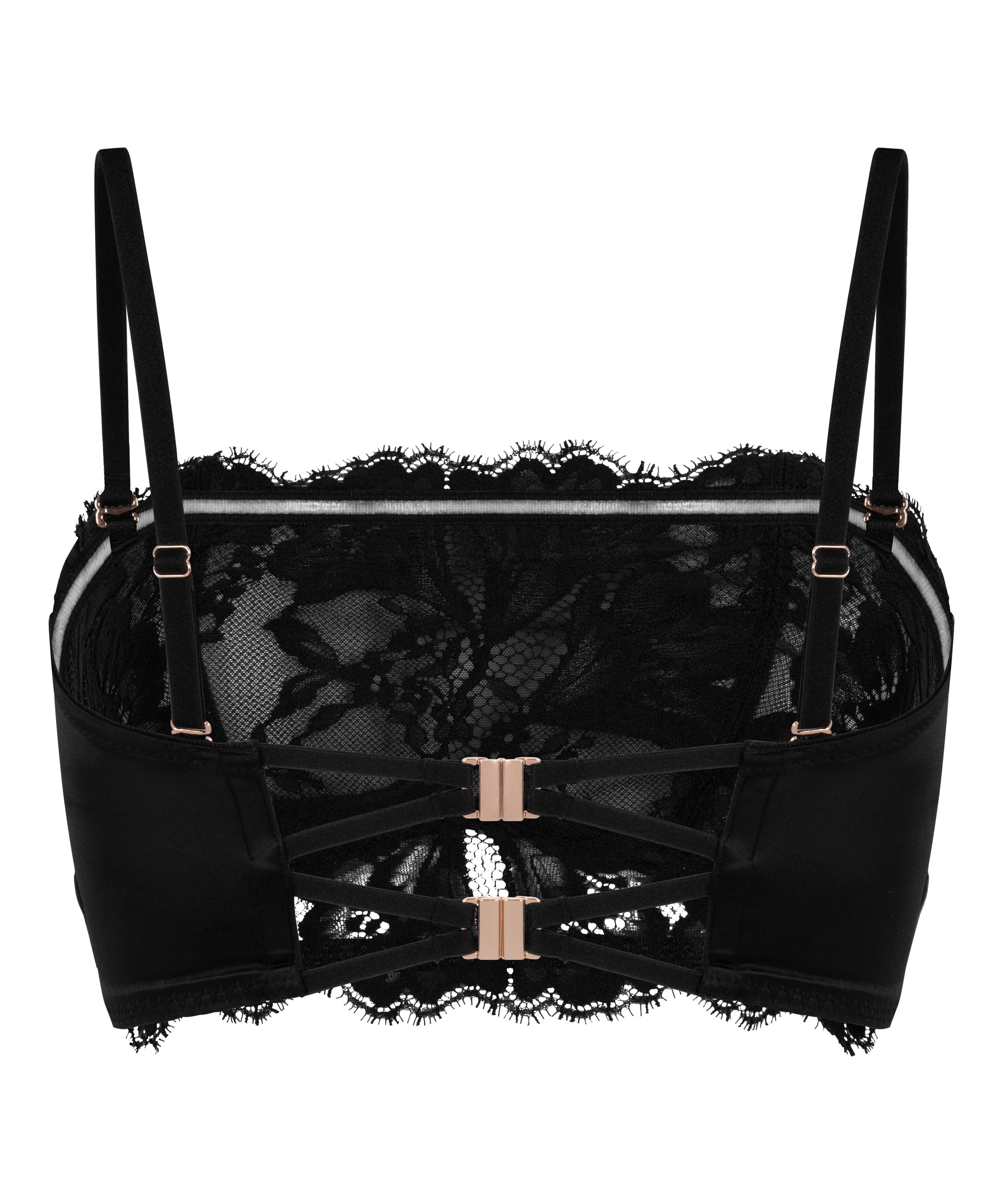 Grace Bralette, Black, main