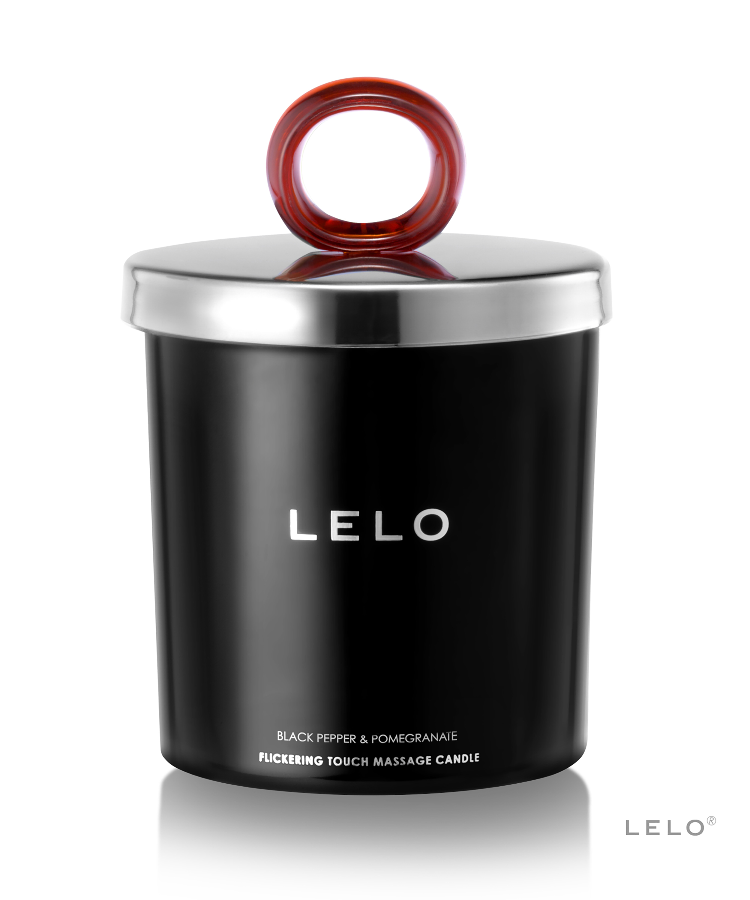 LELO Massage Candle Black peper & pomegranate, Pink, main