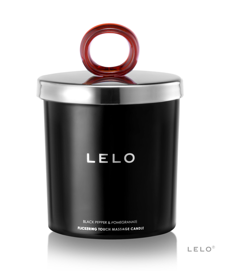 LELO Massage Candle Black peper & pomegranate, Pink