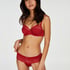 Sophie Non-Padded Underwired Bra, Red