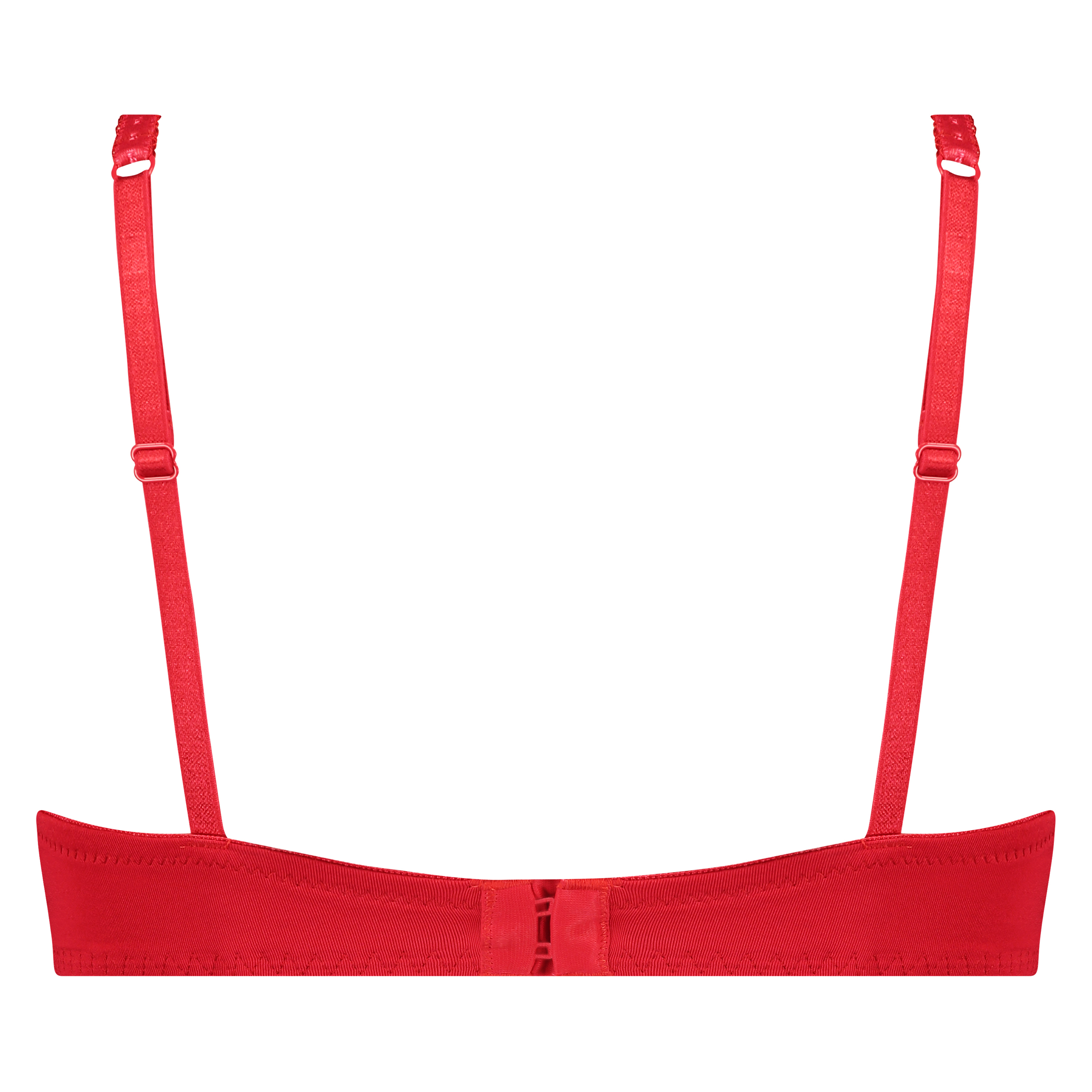 Maya Padded Underwired Push-Up Bra, Red, main