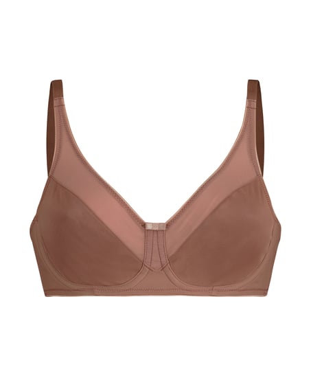 Nina Non-Padded Underwired Minimizer Bra, Brown