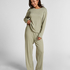 Pyjama Top Loose Pointelle, Green