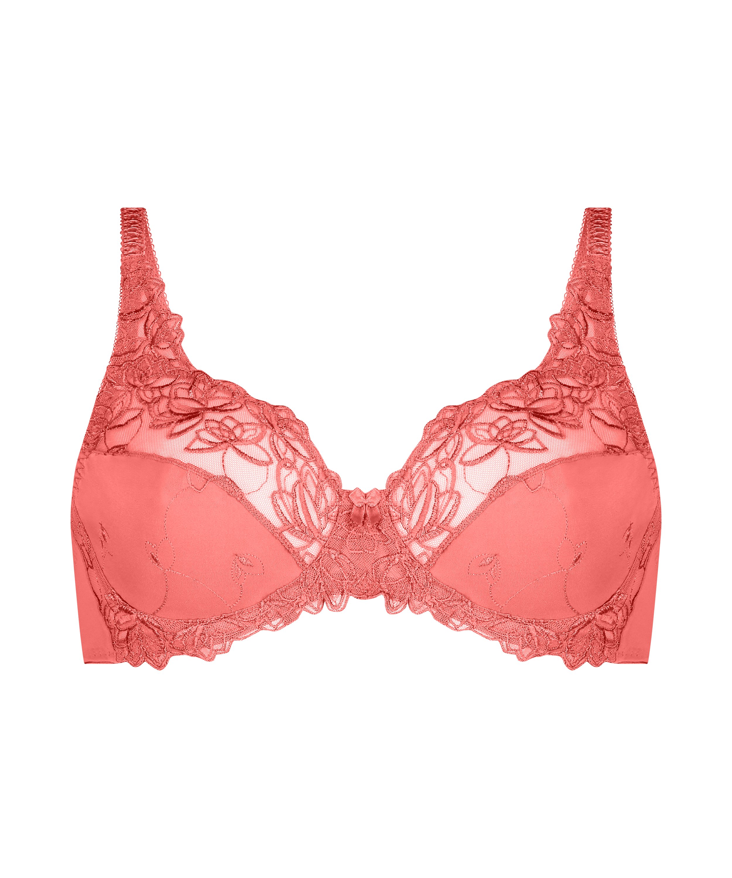 Diva Non-Padded Underwired Bra, Pink, main