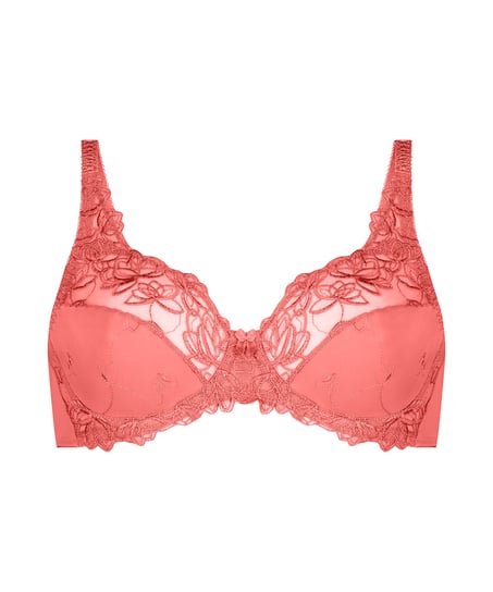 Diva Non-Padded Underwired Bra, Pink