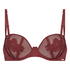 Ember Non-Padded Underwired Bra, Red