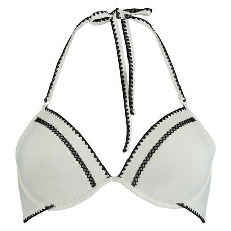 Craftsmanship Padded Underwired Bikini Top, White