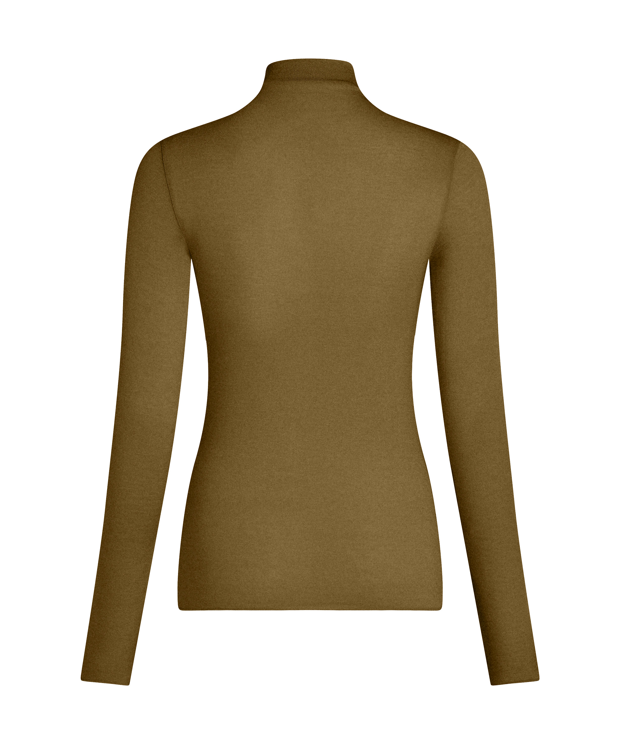 super soft Turtleneck shirt with Cashmere, Green, main