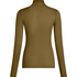 super soft Turtleneck shirt with Cashmere, Green