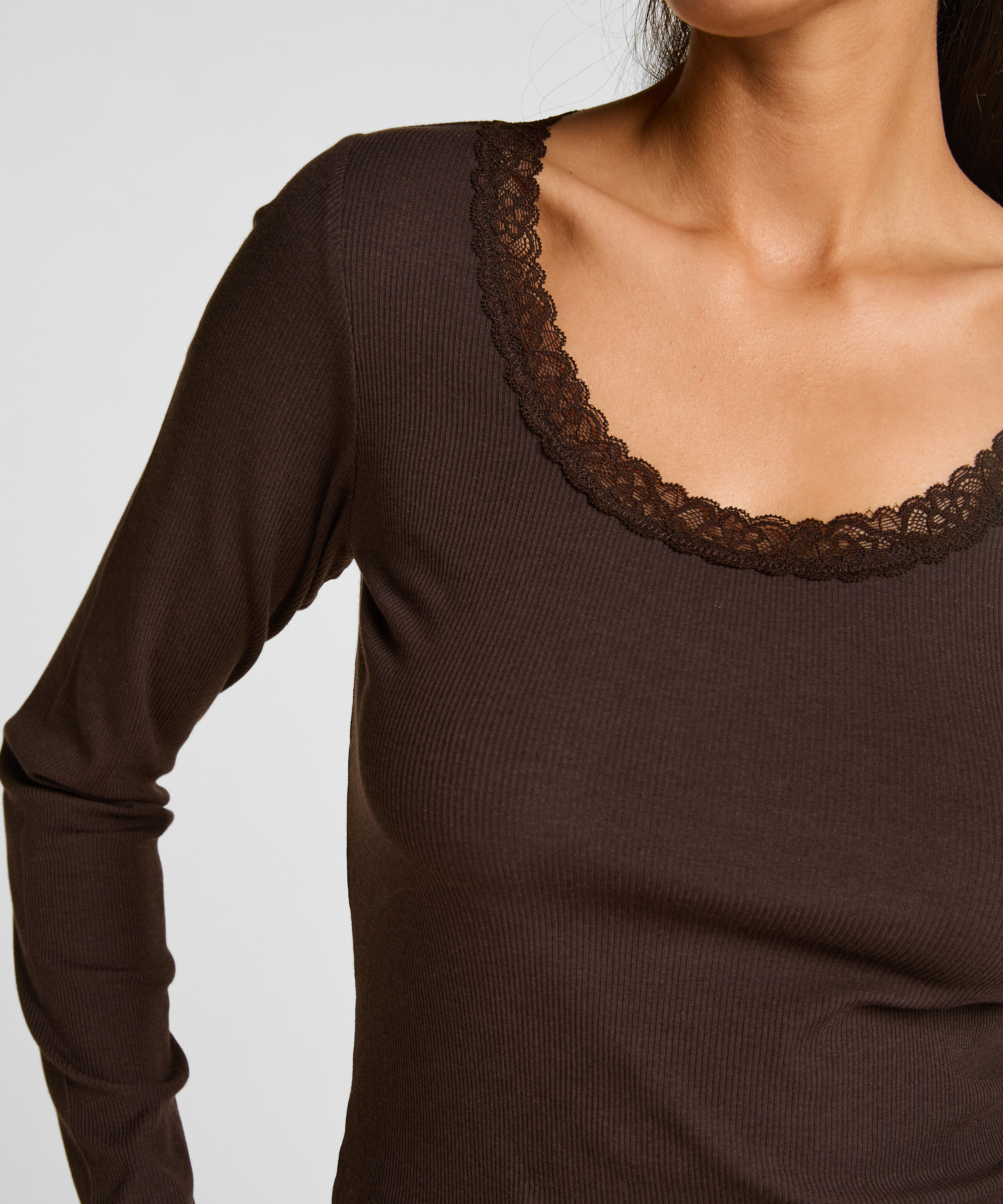 Top Lace, Brown, main