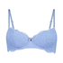 Marine Padded Underwired Bra, Blue