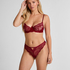 Isabelle Non-Padded Underwired Bra, Red