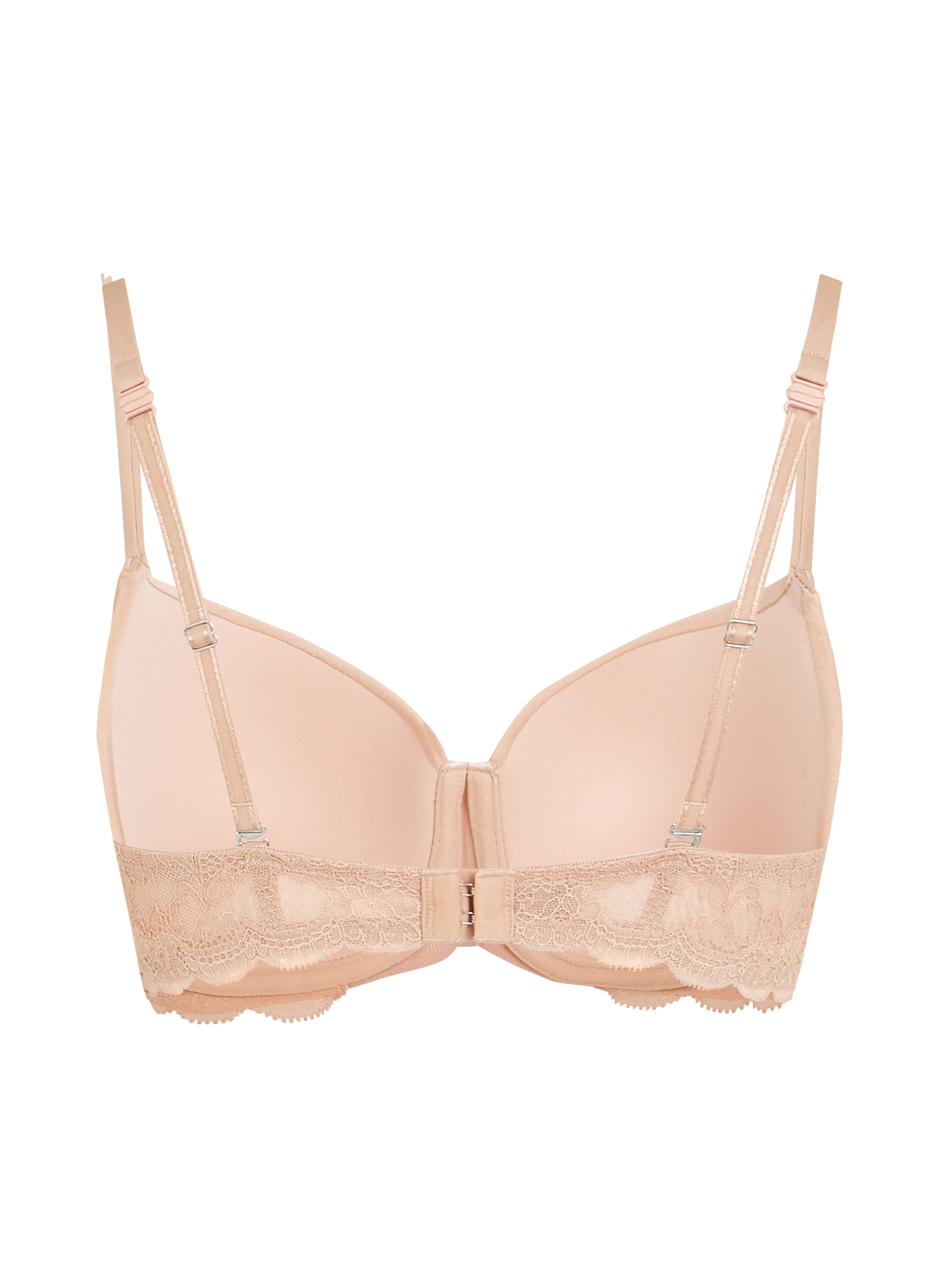 Angie Padded Underwired Bra, Beige, main