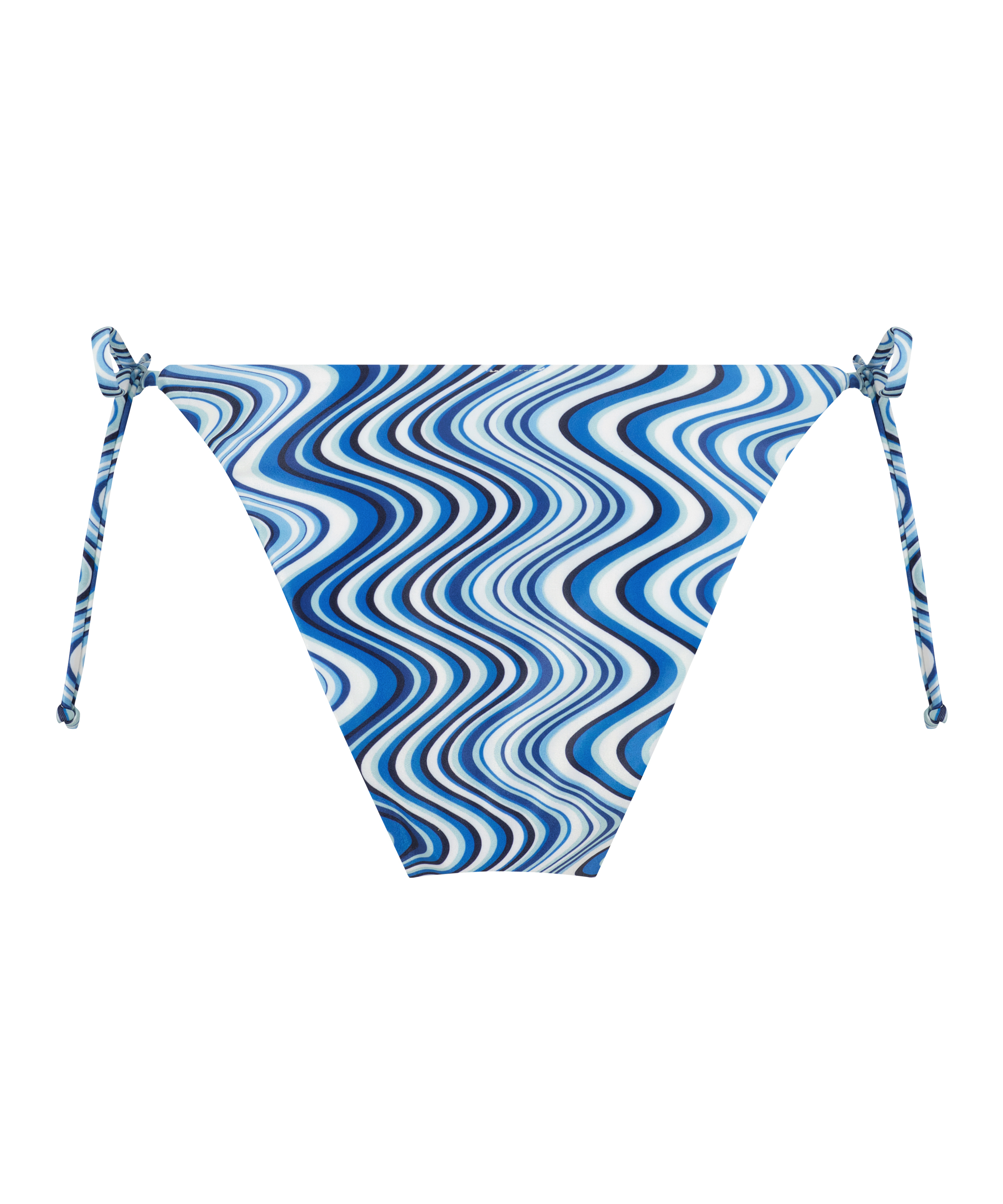 Hvar high cheeky bikini bottoms, Blue, main