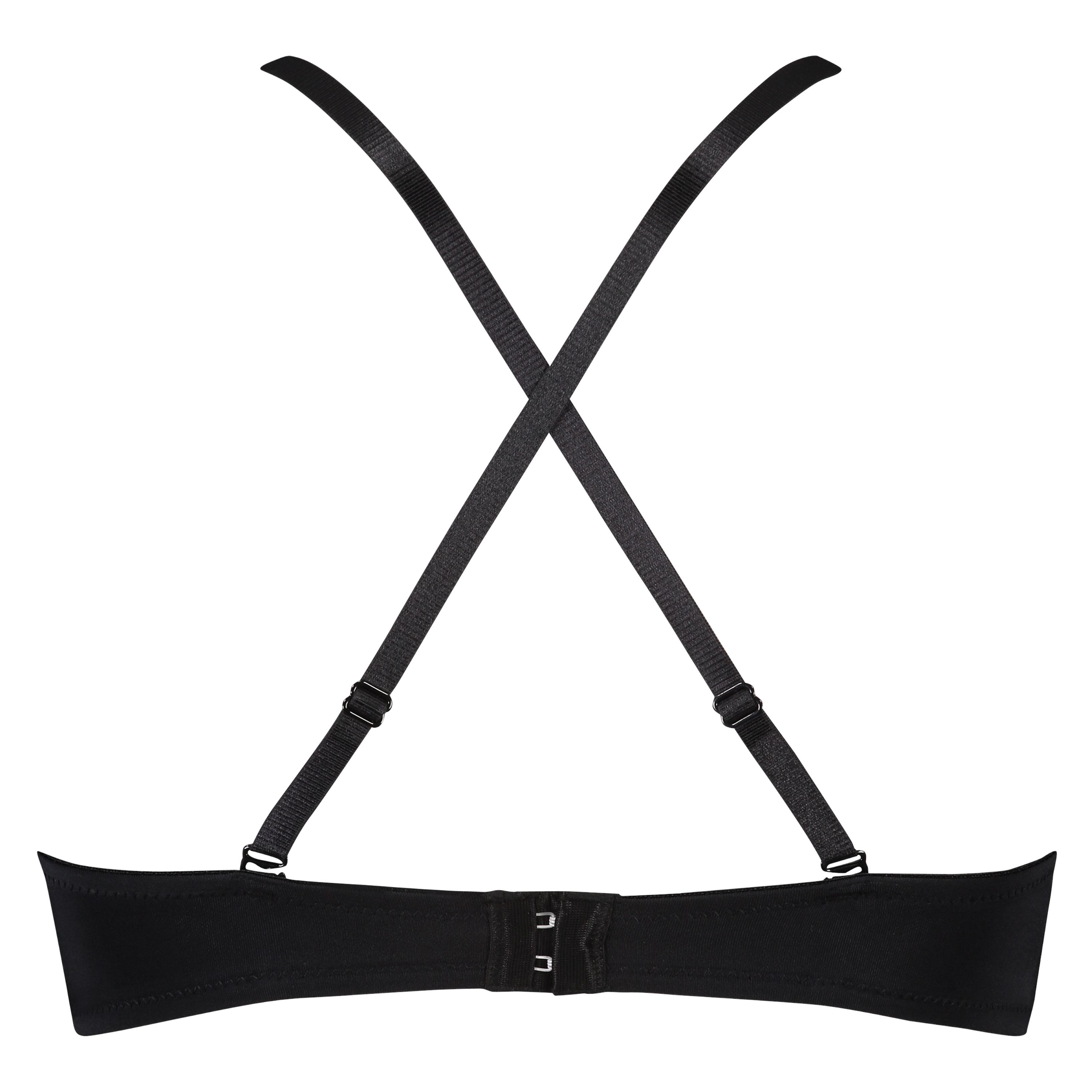 Padded underwired push-up bra Acantha, Black, main