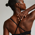 Angie Padded Underwired Push-Up Bra, Black