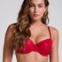Demi Padded Underwired Bra, Red