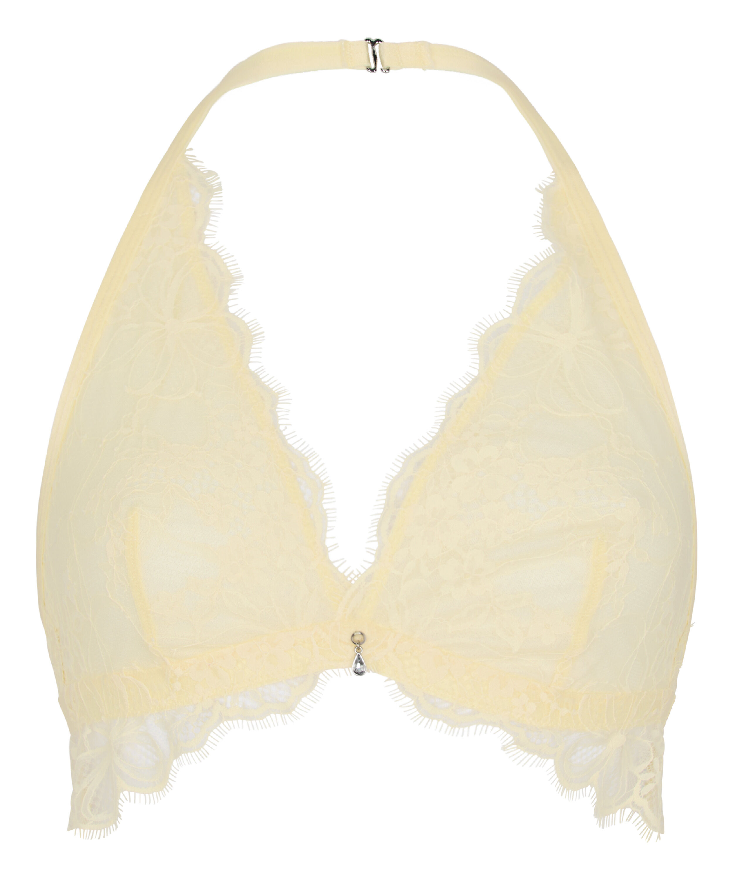 Halter Longline Bra Prina, Yellow