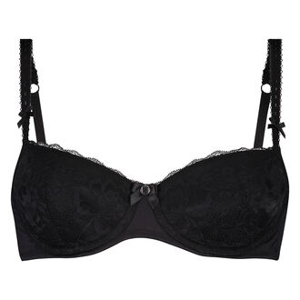 Maya Padded Underwired Bra, Black