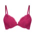 Marine Padded Push-Up Underwired Bra, Pink