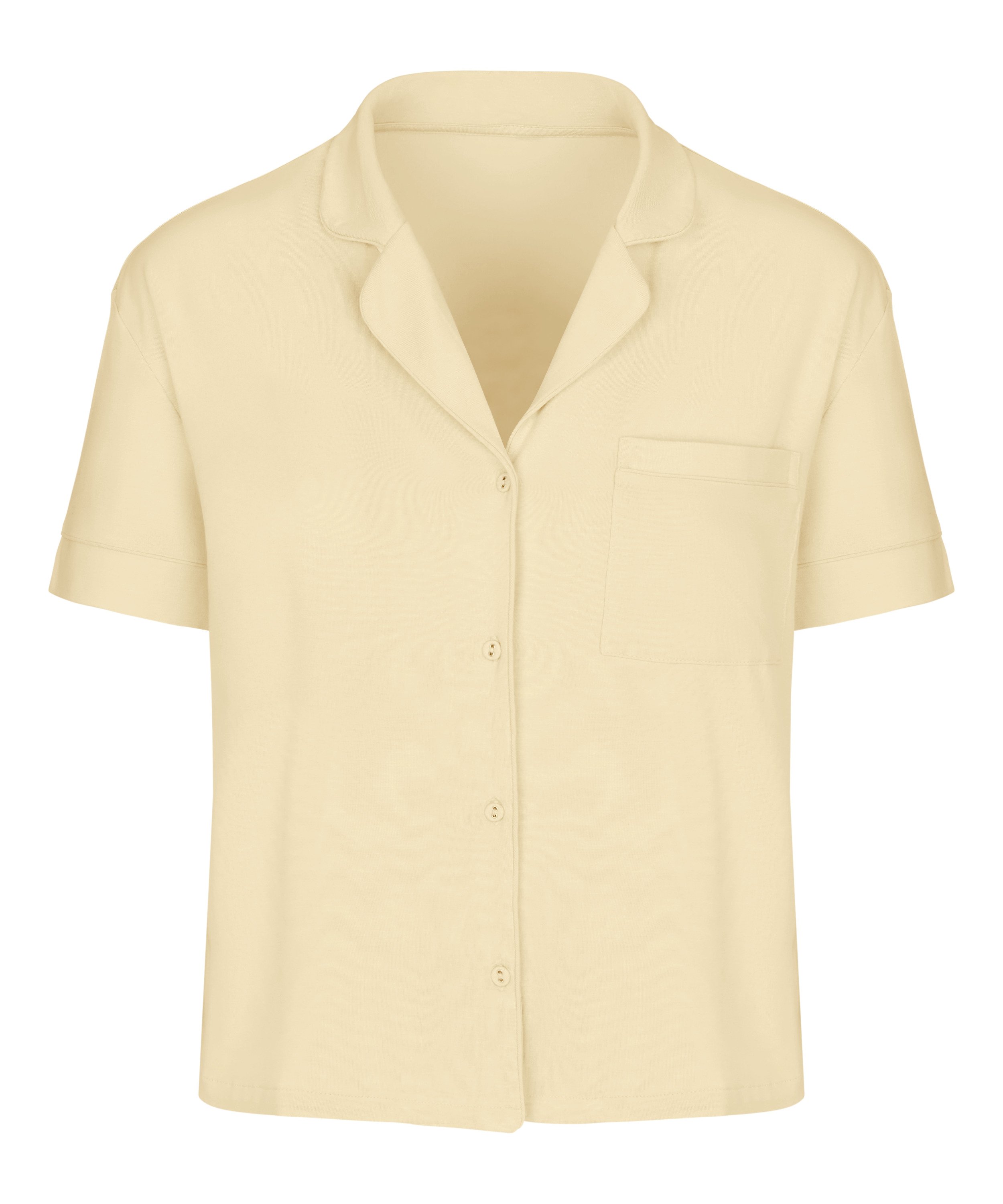 Essential Jersey Short-Sleeved Jacket, Yellow, main