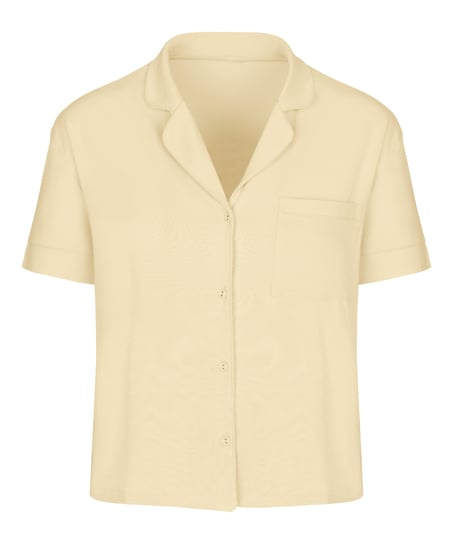 Essential Jersey Short-Sleeved Jacket, Yellow
